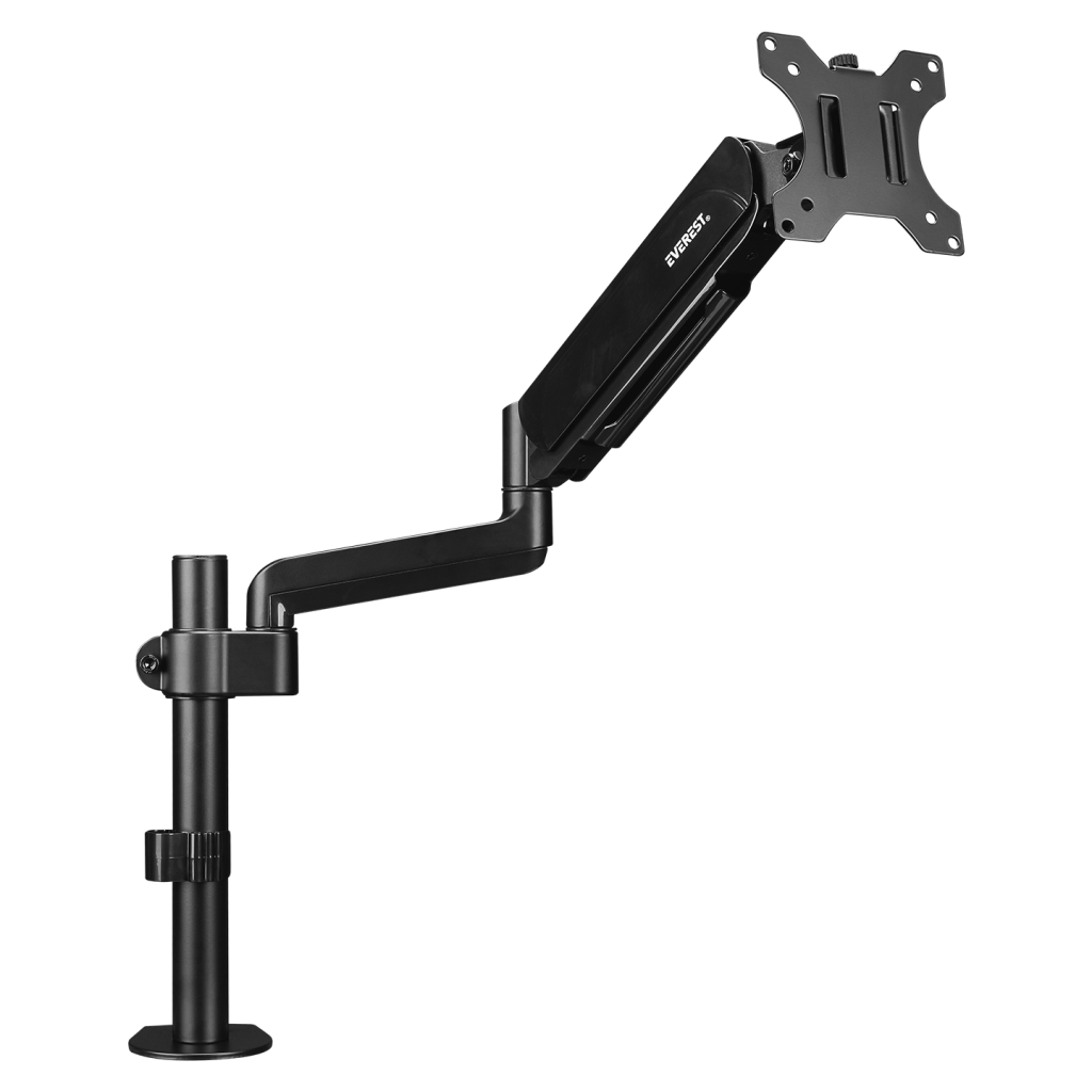 Everest MS-221 17"-32" Monitör veya TV için Masaüstü Mekanik Amortisörlü Hareketli Kol ve Kafa Stand Askı Aparatı(1923)