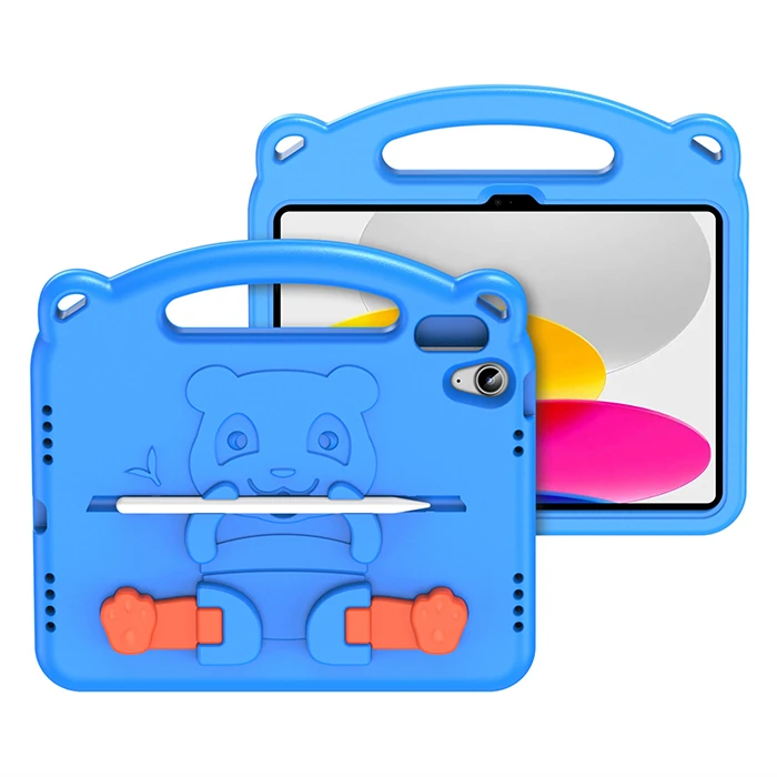 Dux Ducis iPad 10.2 2022 Kılıf Panda Serisi Çocuk Shockproof Standlı Kılıf-(5775)