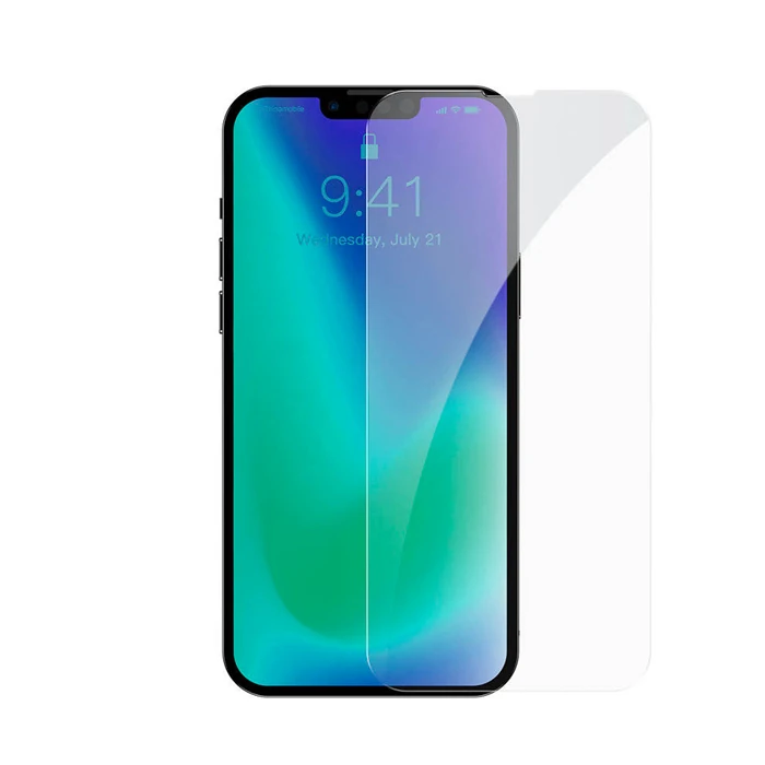 Baseus iPhone 13 Pro Max 0.3mm Tempered Full Cam Ekran Koruyucu 2 Adet Set-(5775)