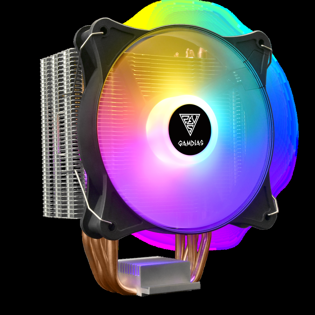 GAMDIAS BOREAS E1-410 Lite ARGB 120mm CPU  Kule Tipi Hava Soğutma Doğrudan Temas Teknolojisine Sahip 4 adet Gelişmiş Bakır Isı Borusu (AMD AM4 ve INTEL Tüm işlemciler ile uyumlu)(1923)