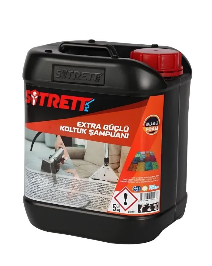 SİTRETT MX Koltuk Şampuanı Endüstriyel Plus – 5 Kg
