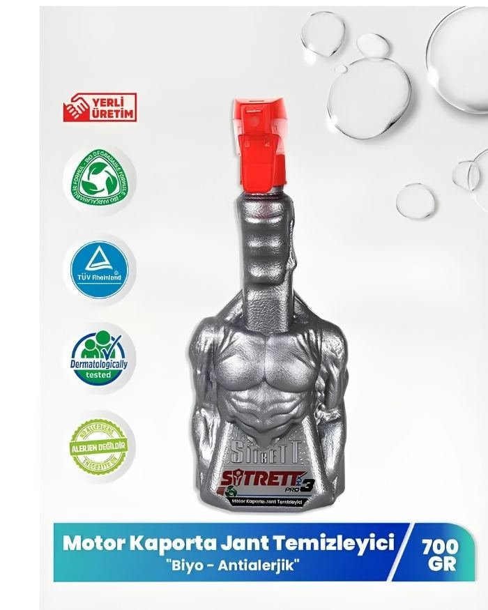 SİTRETT MX Motor & Kaporta & Jant Hızlı Temizleyici Pro 700 Gr.