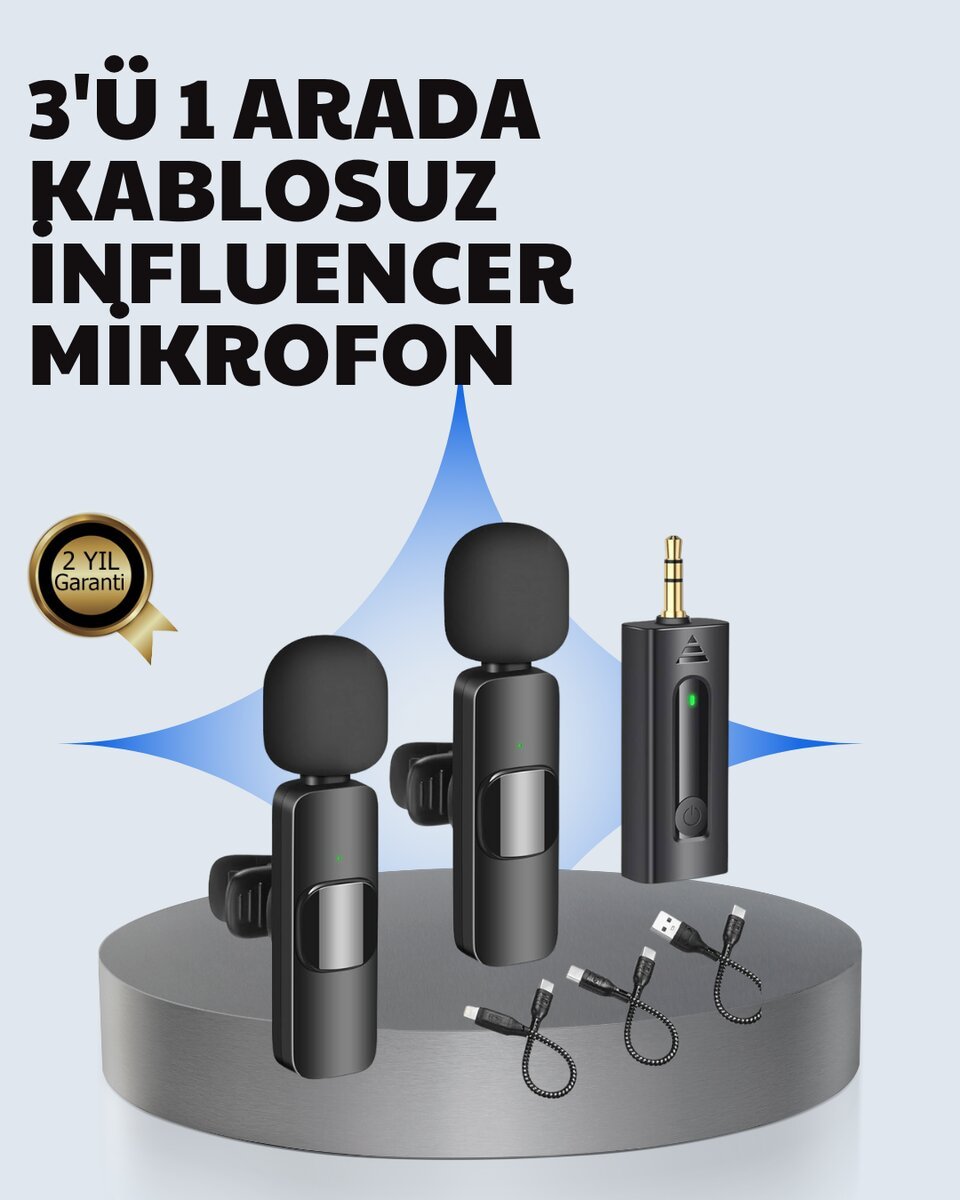 Mobil Uyumlu Mikrofon – Dış Mekân İçin İdeal